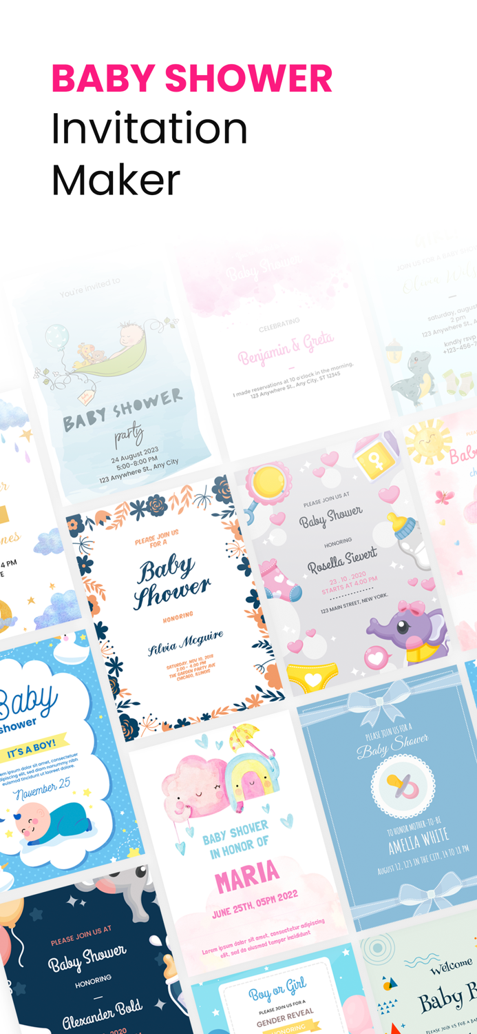 Baby Shower Video Invitations