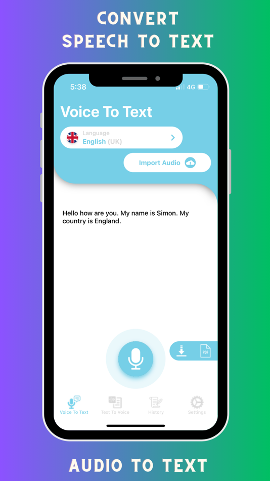 #1. Voice notebook speech to text (iOS) 게시자: Afroza Yasmin