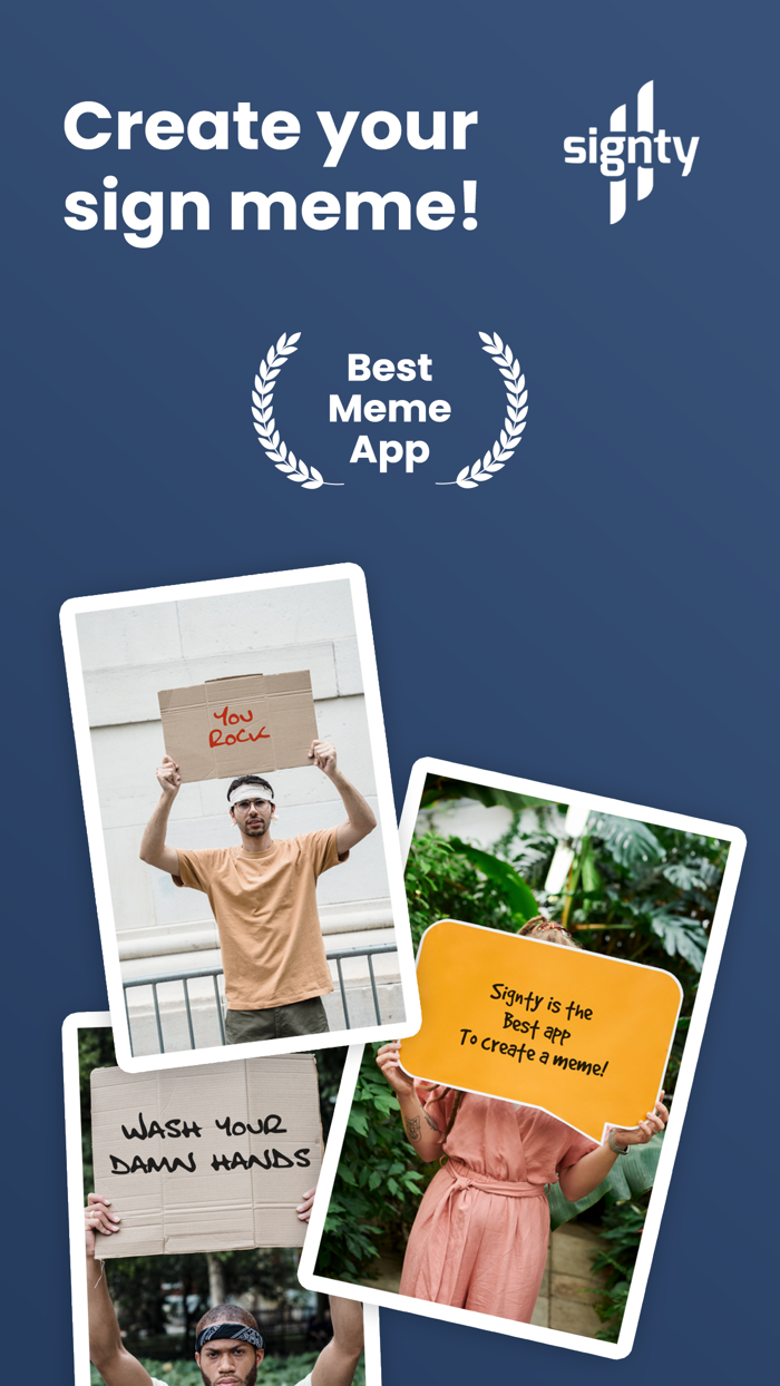 signty - sign meme maker