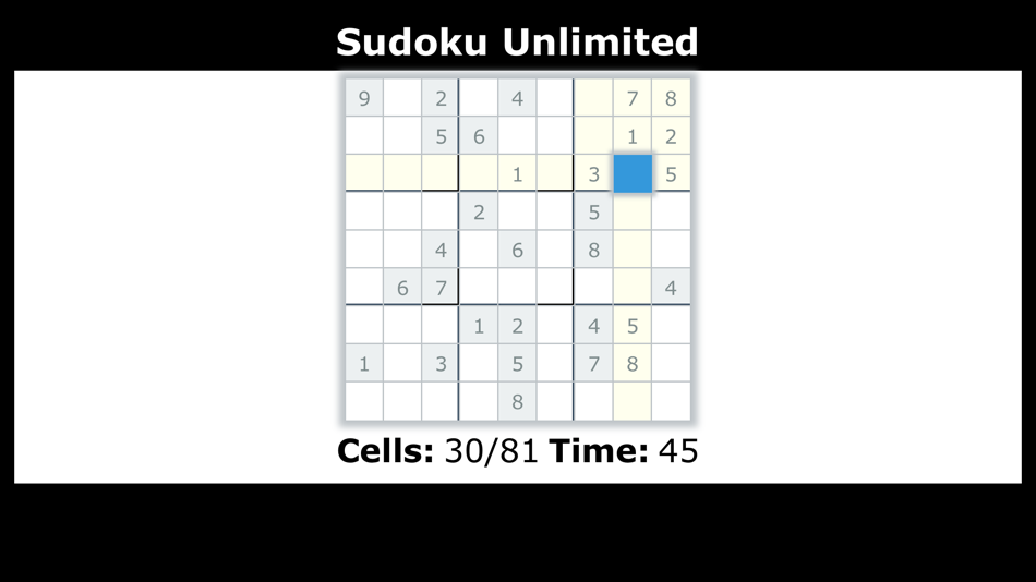 #4. Sudoku Game Unlimited (iOS) Podle: John Rouda