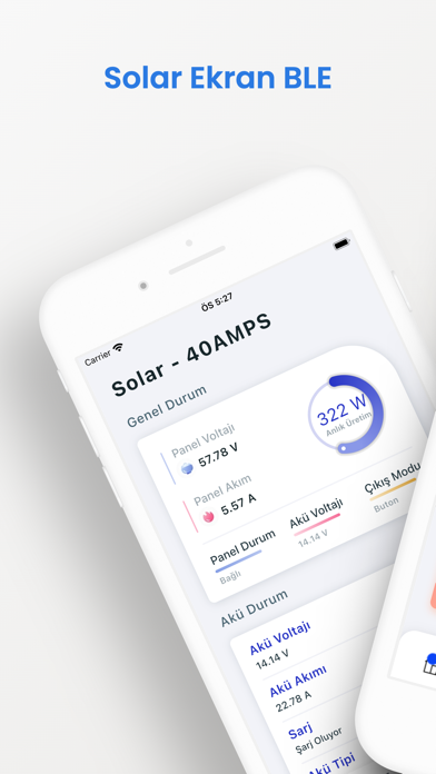 Solar Ekran BLE Screenshot