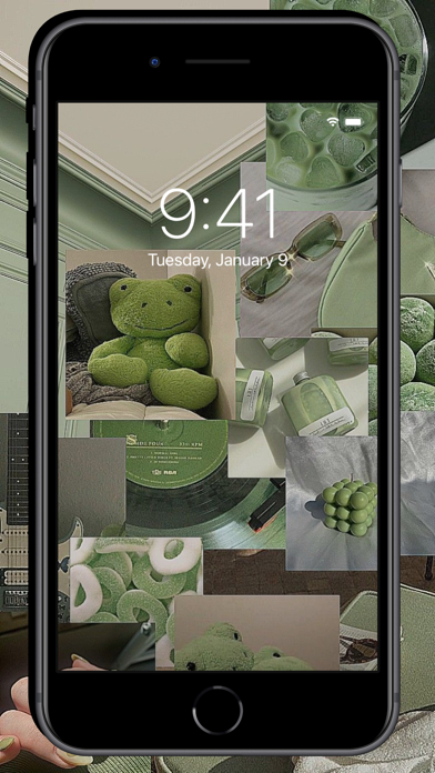 Green Aesthetic Wallpaper Cute Screenshot