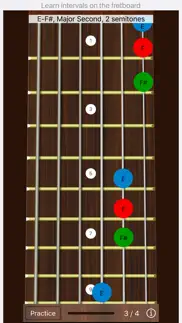 guitar interval ear trainer iphone screenshot 1