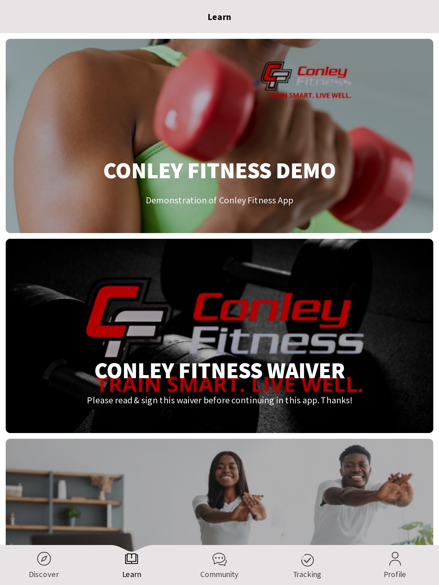 CONLEY FITNESS-TSLW screenshot 2