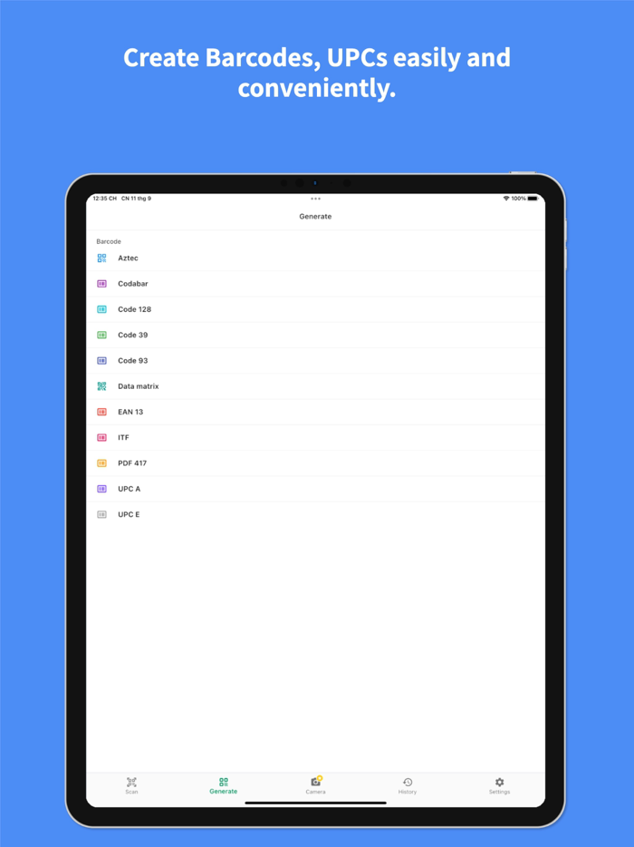 QR code Barcode UPC Reader