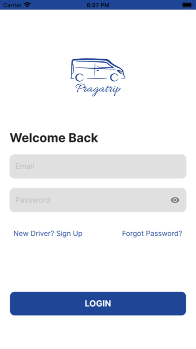 PragaTrip Driver Screenshot