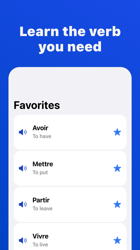#2. French Verbs : Conjugation (iOS) 来自: madeny