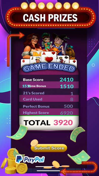 Heart Supreme Blackjack21 Screenshot