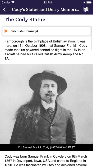 Farnborough Heritage Trails Screenshot