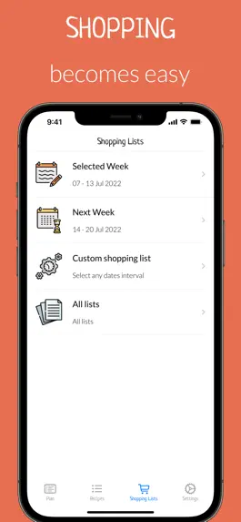 Game screenshot Menu Planner - Meal Plan hack