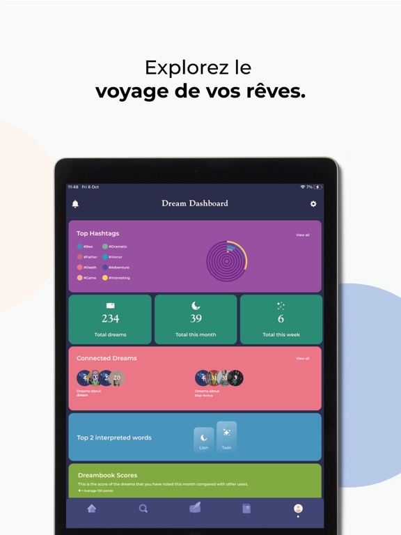 Screenshot #6 pour Dreambook: Journal de Rêves