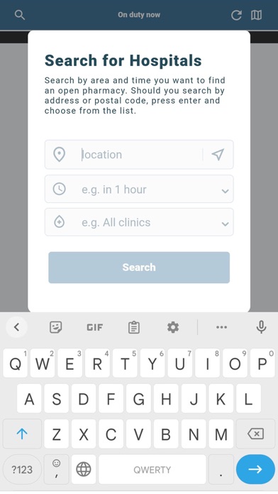 XrySOS Pharmacies - Hospitals Screenshot