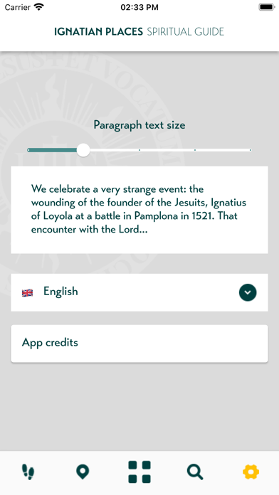 Jesuit Pilgrimage Screenshot
