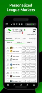 Verse Fantasy Sports screenshot #3 for iPhone