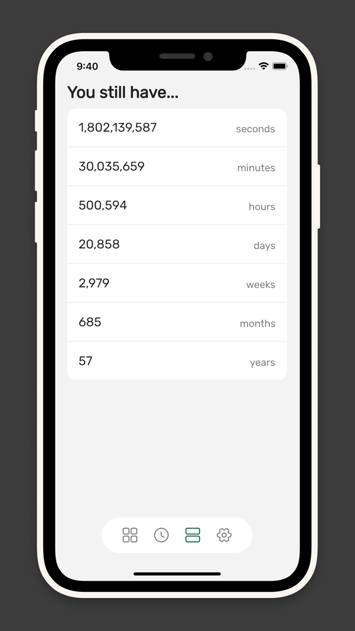 LIFE LEFT - 寿命まであと何ヶ月？