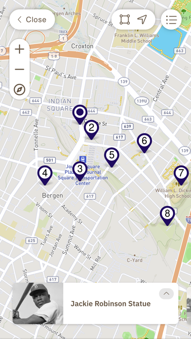 Hudson County Walking Tours Screenshot