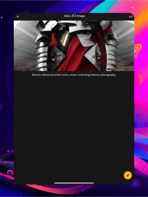 Galaxy - Generate AI Images iPad screenshot 2 - Social Networking app