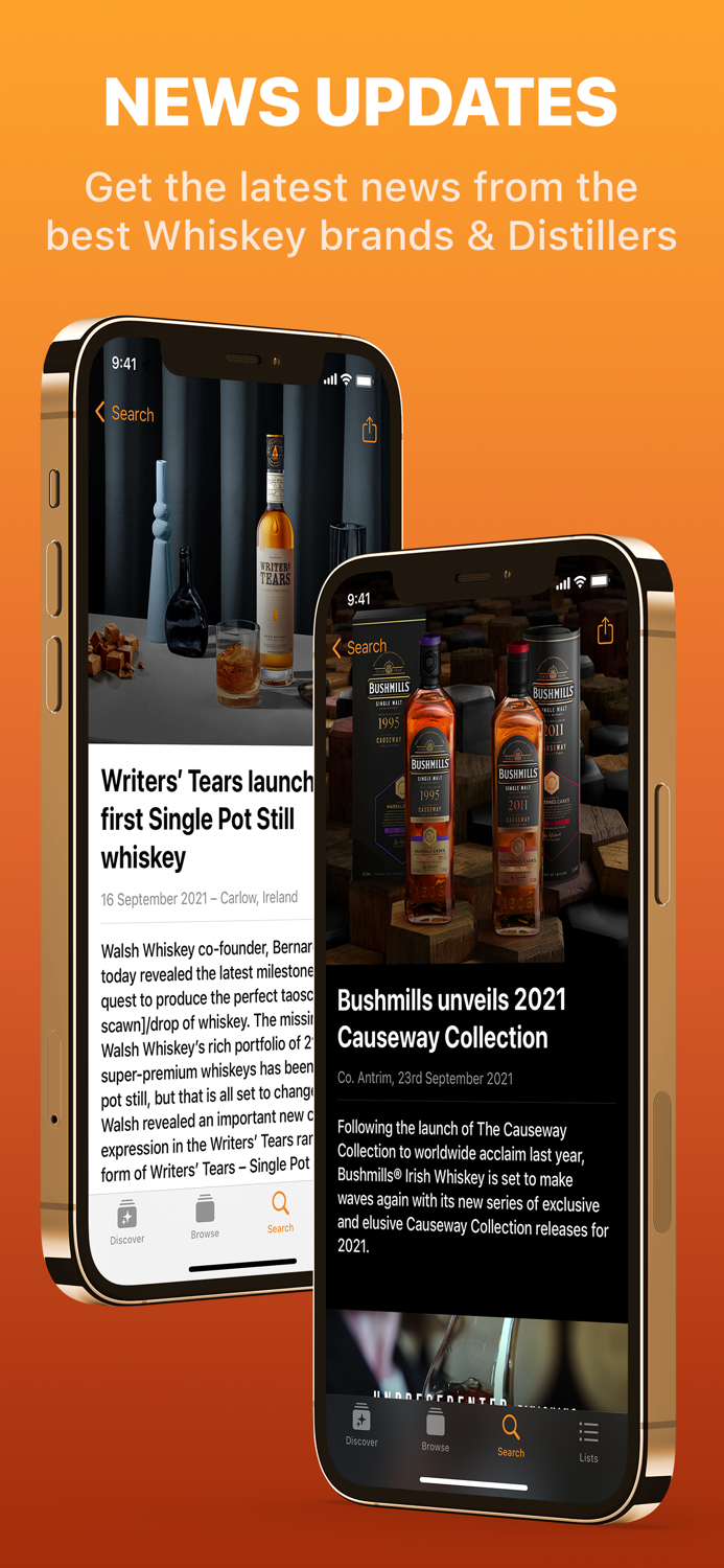 Irish Whiskey App