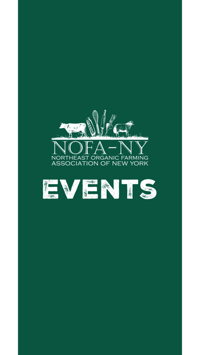 NOFA-NY Events Screenshot