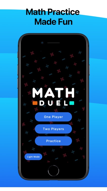Math Duel: 2 Player Study Quiz