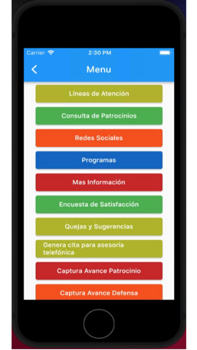 DefensApp Edomex Screenshot