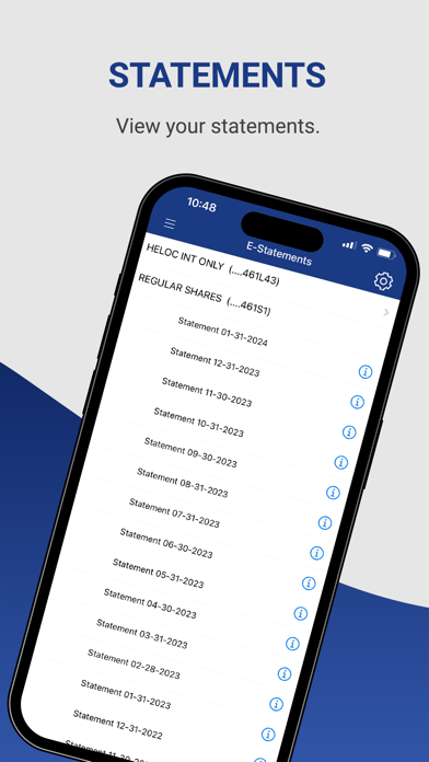 Parishioners FCU Screenshot
