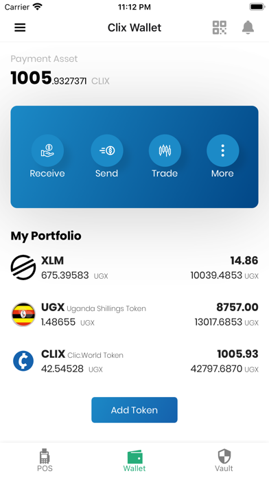 Clix-Wallet Screenshot