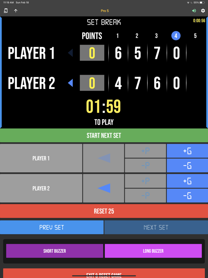 BT Tennis Controller