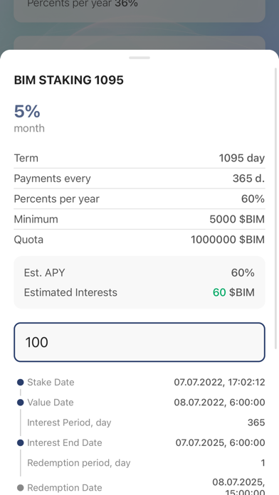 BankInMind — BIM Wallet Screenshot