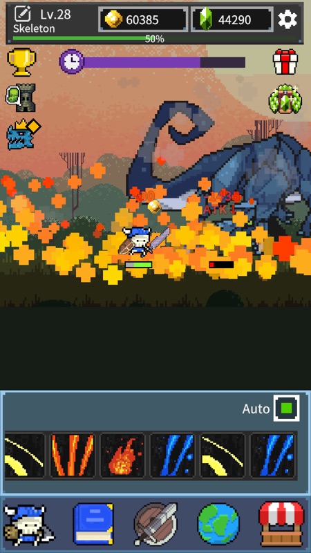 Idle Skeleton - Pixel RPG screenshot 5