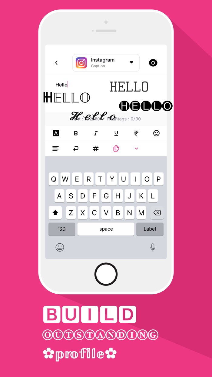Caption More - Profile Editor
