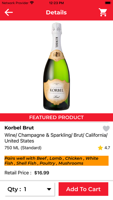 Cheers Liquor Beer & Wine Screenshot
