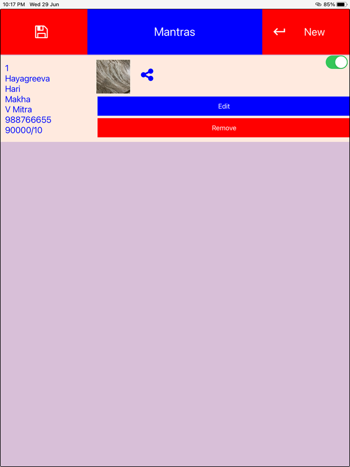 Counter with Data Saving