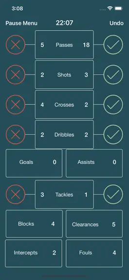 Game screenshot Football StatKeeper apk