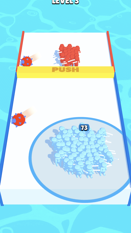 #1. Push Em Over! (iOS) 由: Rajat Ujawane