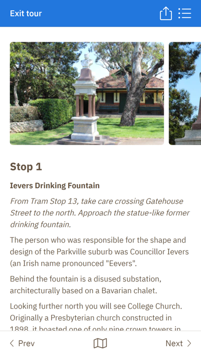 Parkville Heritage Walks Screenshot