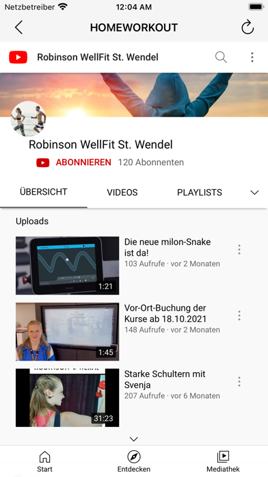 ROBINSON WellFit Screenshot