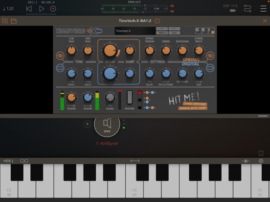 TimeVerb-X iPad screenshot 2 - Music app