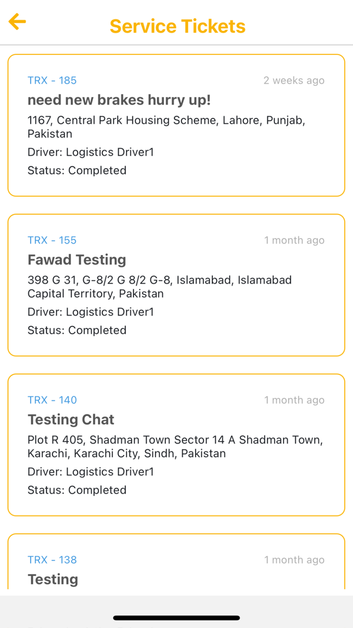 ResQ TRX - Request a Repair