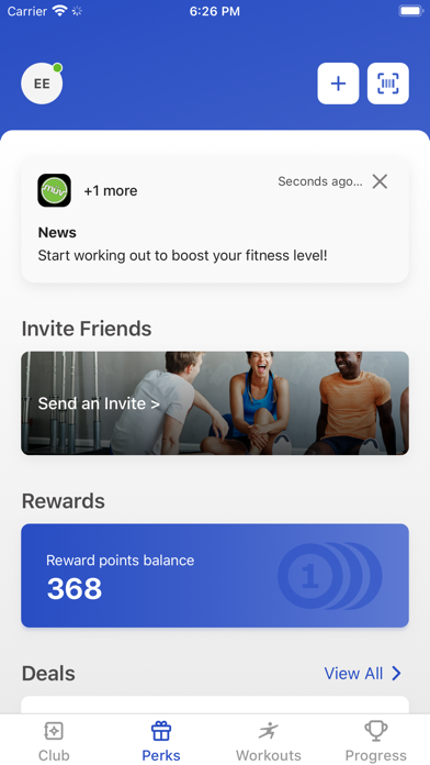 MUV Fitness Screenshot