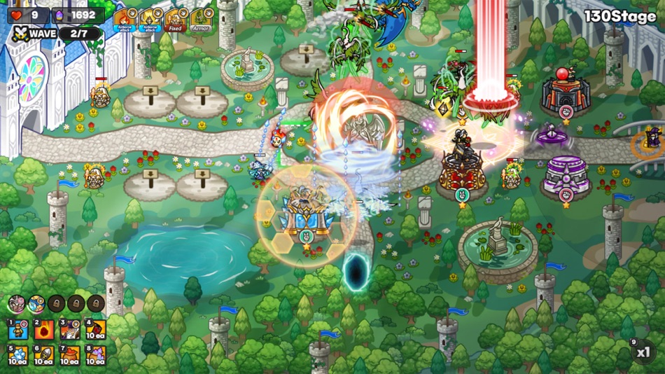 #2. Gold Tower Defencne (iOS) Oleh: YUNWOO LEE