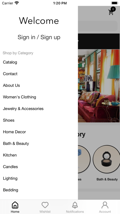 Homeaholic Boutique Screenshot