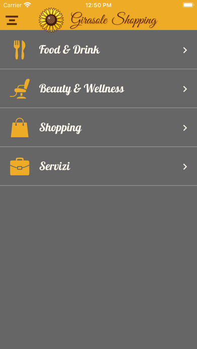 Girasole Shopping Screenshot