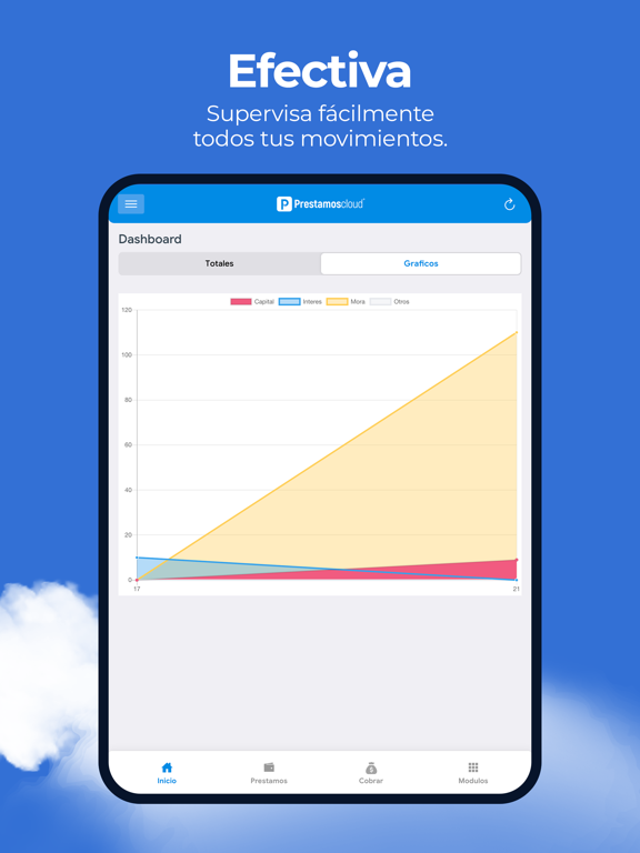 Préstamos CLOUD iPad screenshot 6 - Finance app