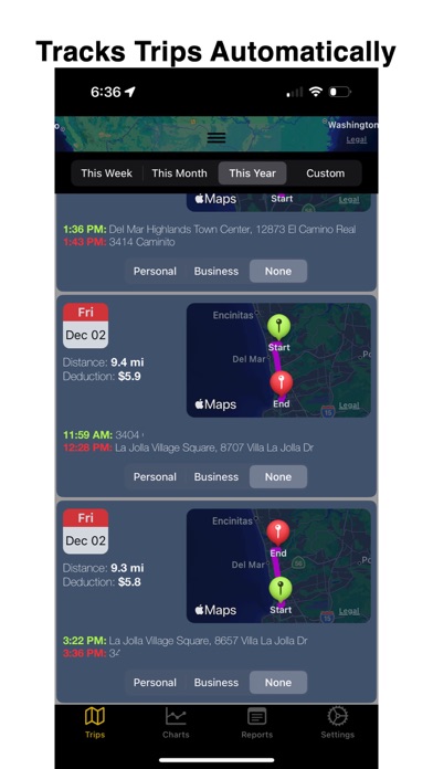 MileageRecorder Screenshot