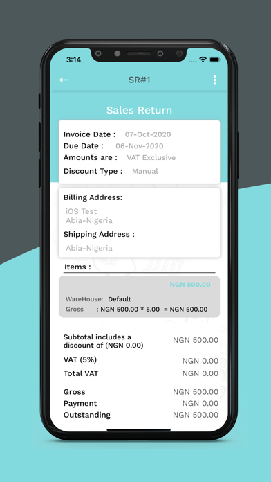 Usawa Accounting Screenshot