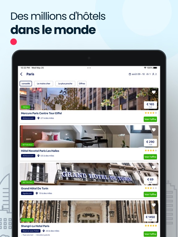 Screenshot #6 pour Réductions d’hôtel-voyages app