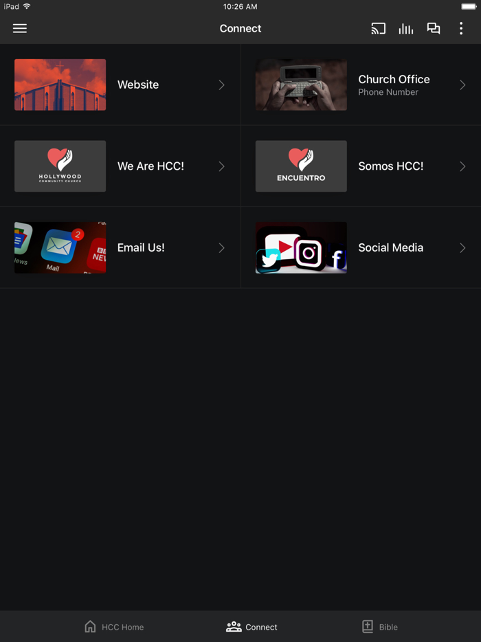 Hollywood Community Church App