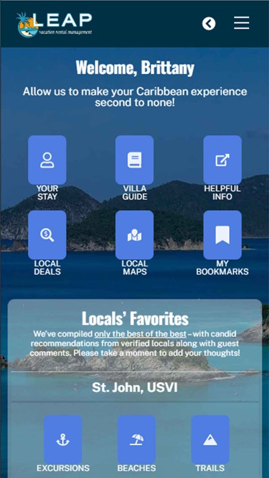 Leap Vacation Rental Mgmt Screenshot
