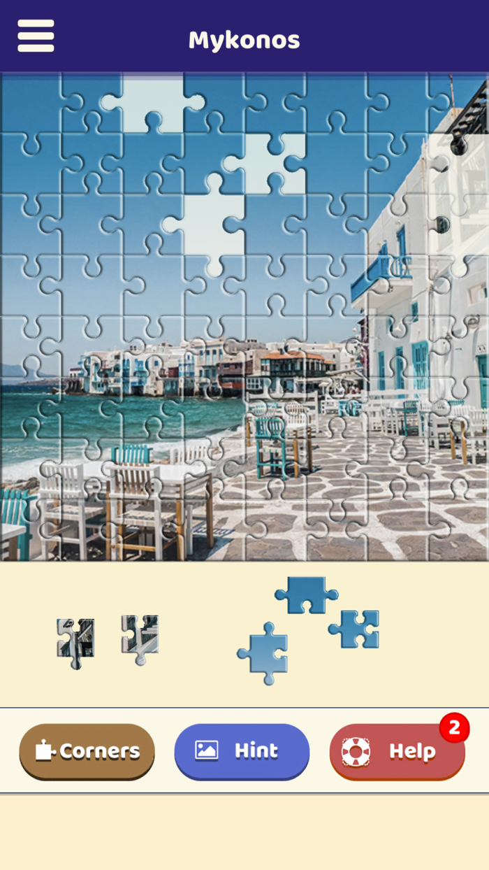 Mykonos Sightseeing Puzzle